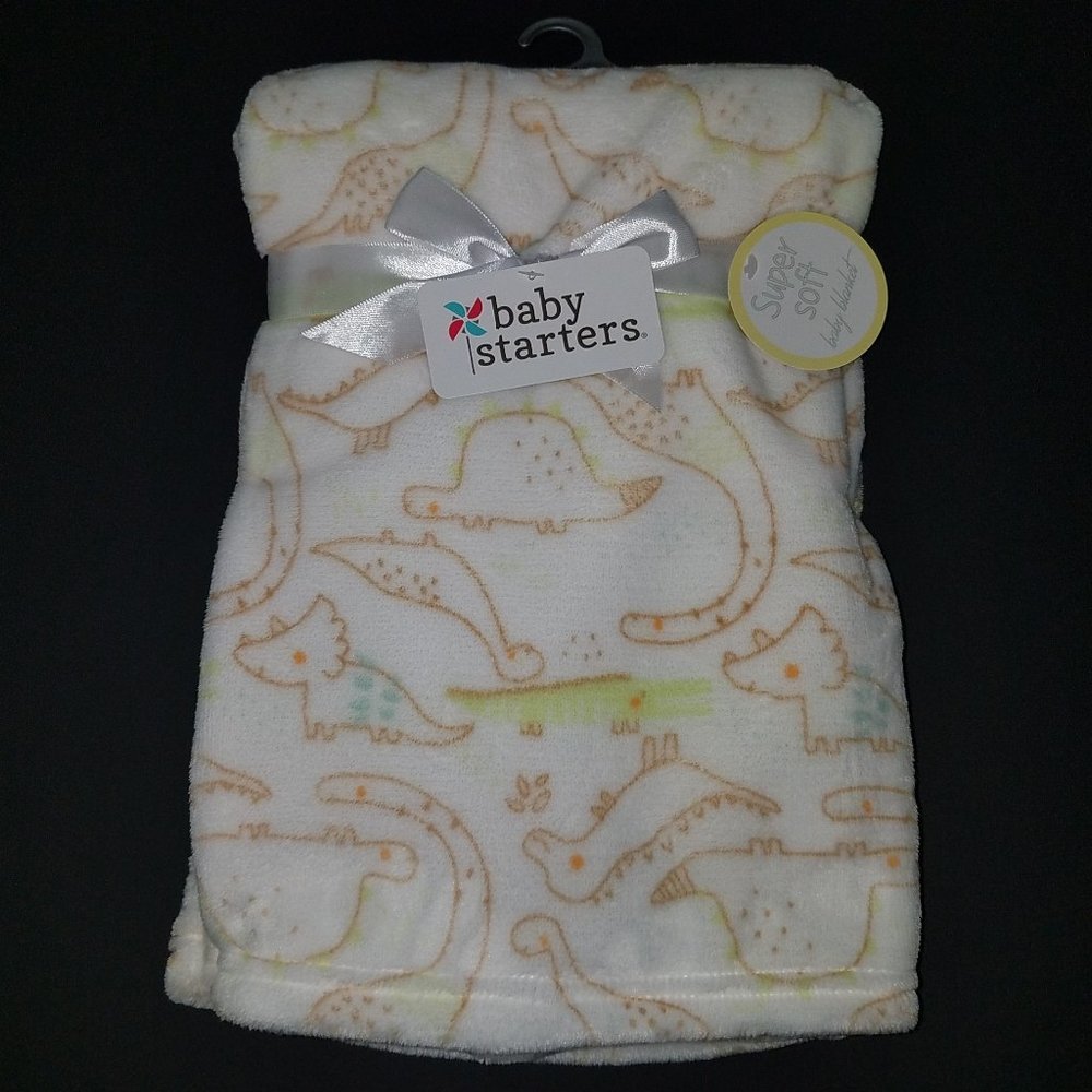 NEW Baby Starters Dinosaurs Fleece Blanket Lovey